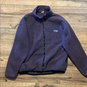 Vintage Brand Purple Fleece Jacket